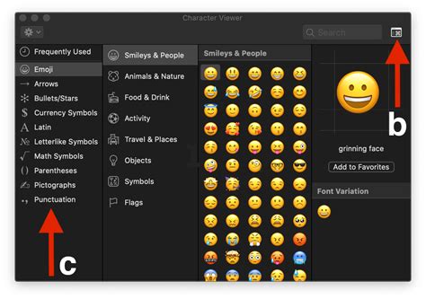 apple emoji tastatur|Use emoji and symbols on Mac